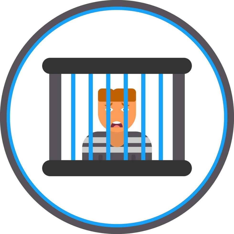 Prisoner Vector Icon Design