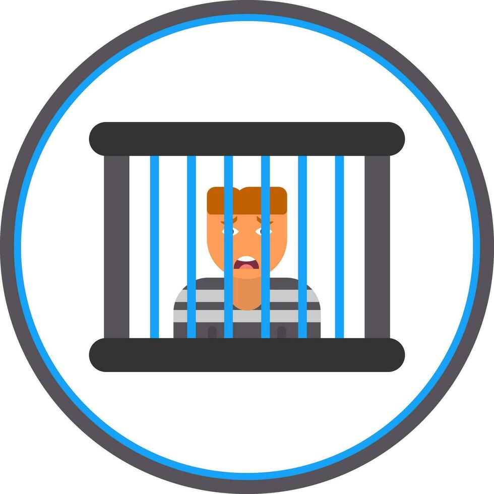 Prisoner Vector Icon Design