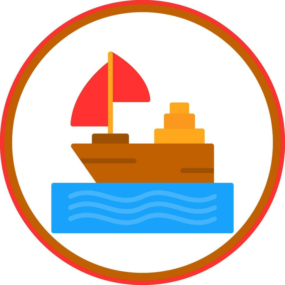 Boat Vector Icon Design