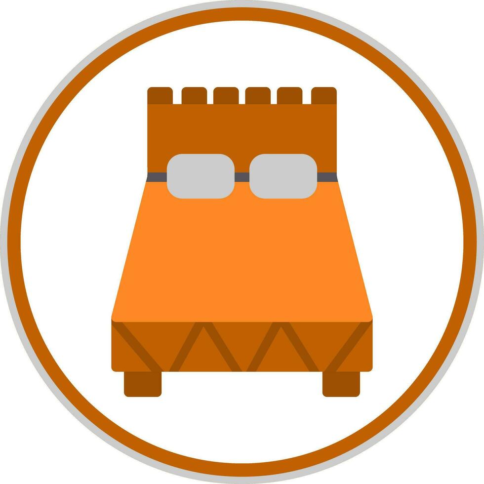 Bed Vector Icon Design