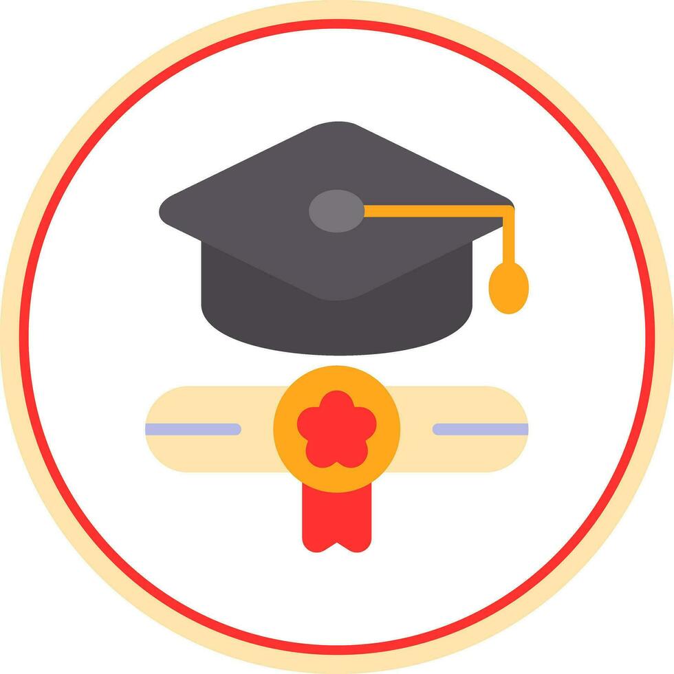 Graduation Vector Icon Design