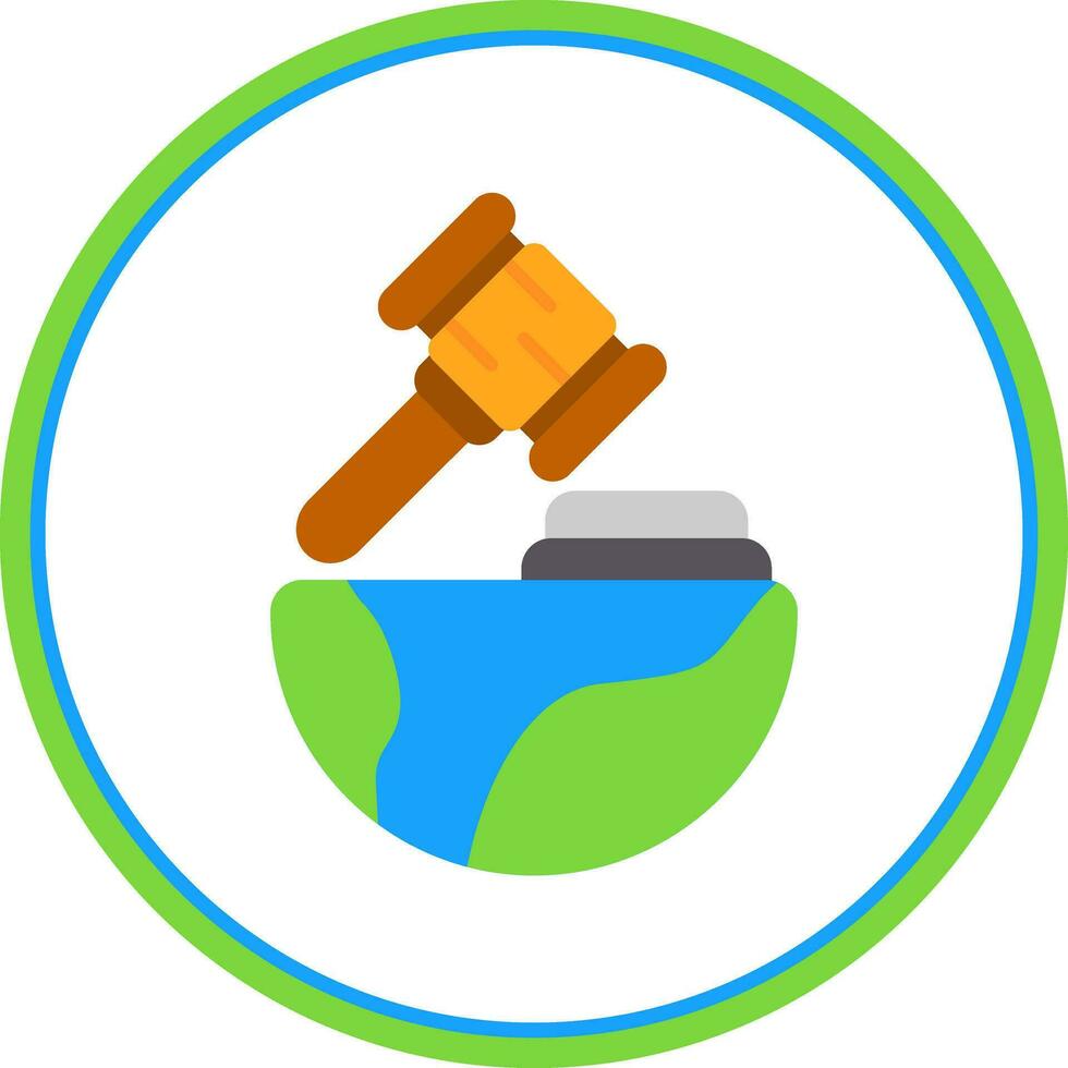 diseño de icono de vector de leyes globales