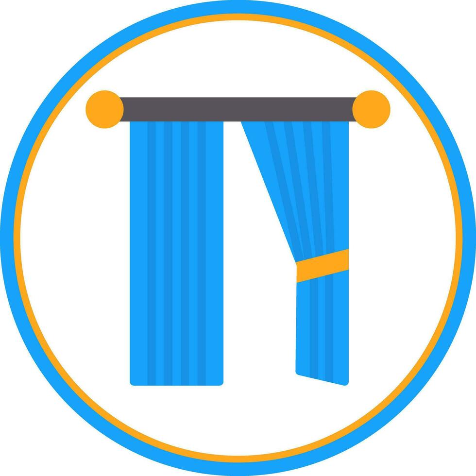Curtain Vector Icon Design