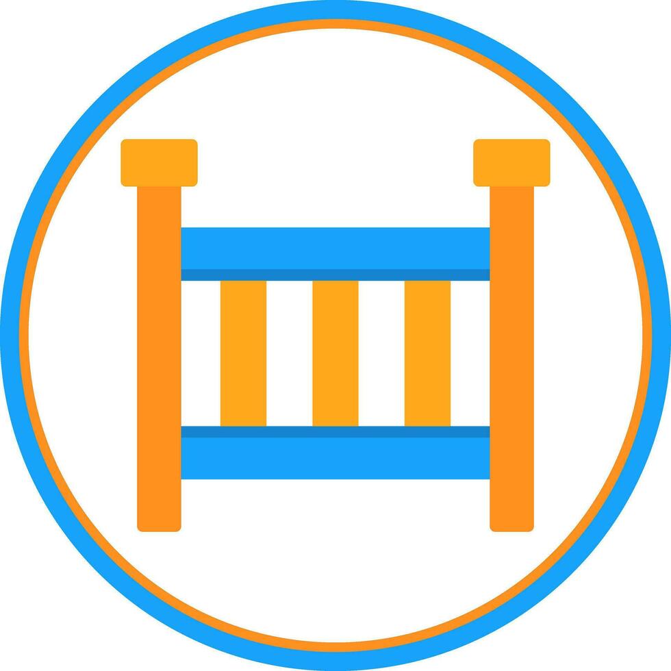 Crib Vector Icon Design