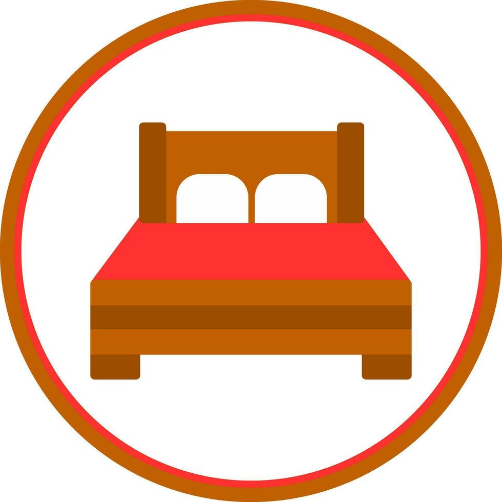 Bed Vector Icon Design