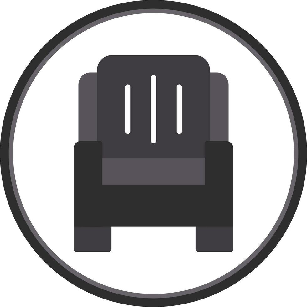 Armchair Vector Icon Design