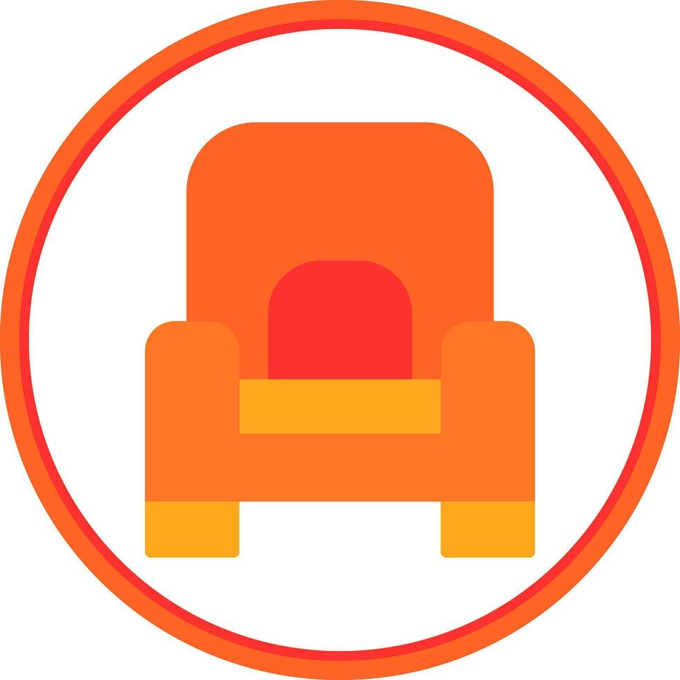 Armchair Vector Icon Design