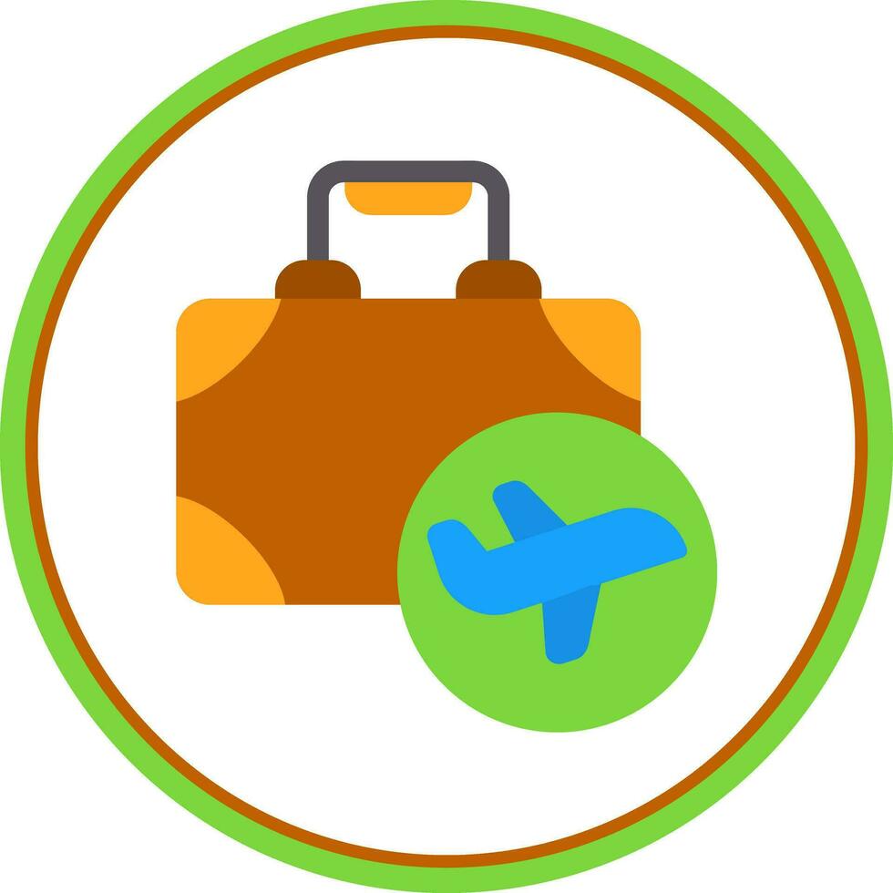 Business Trip Vector Icon Design