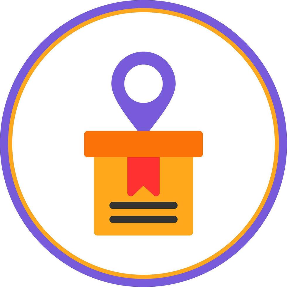 Delivery Location Vector Icon Design