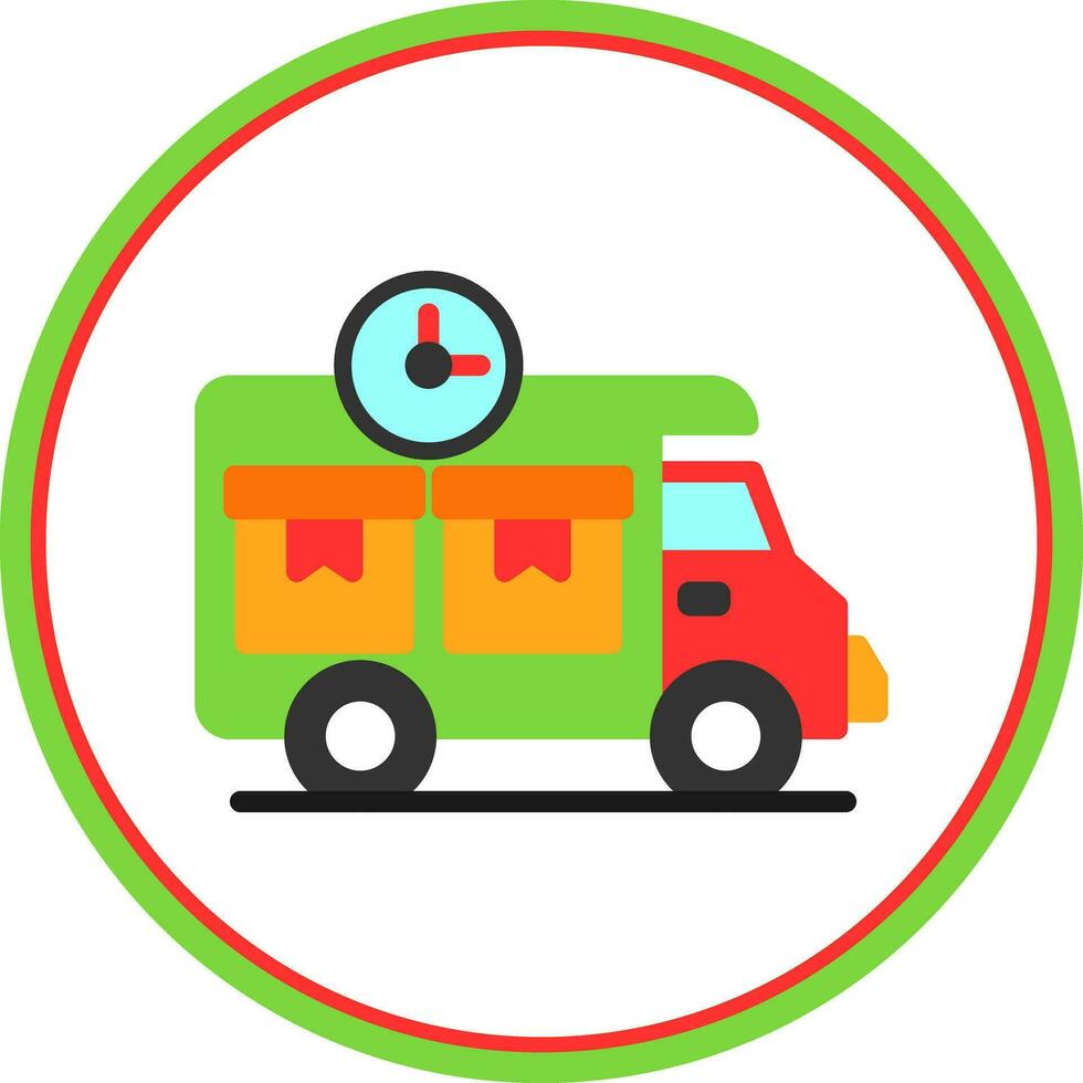 Delivery Time Vector Icon Design