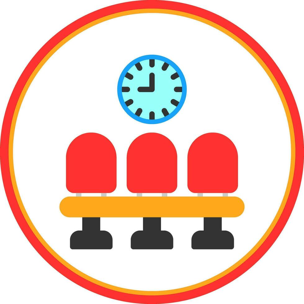 Waiting Room Vector Icon Design