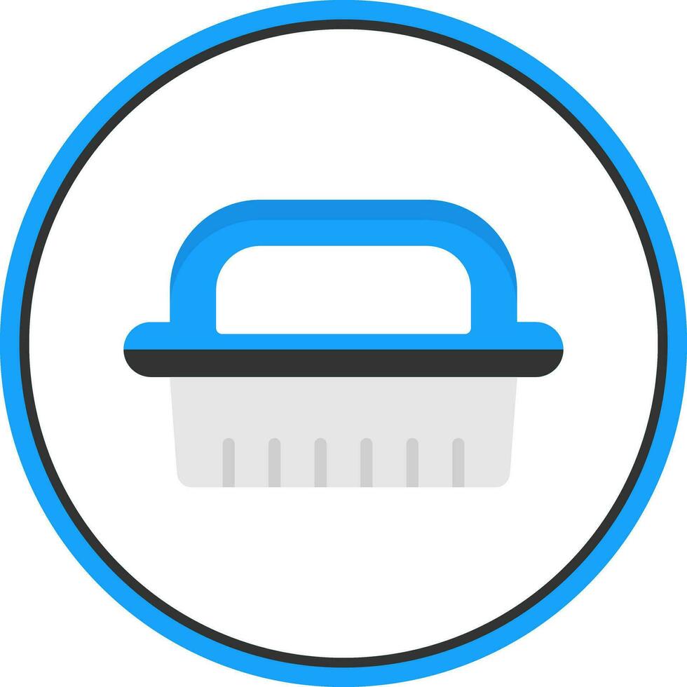Cleaning Brush Vector Icon Design