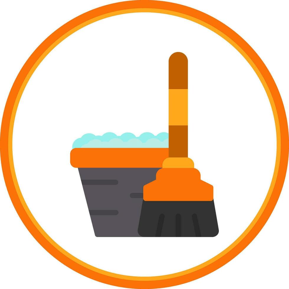 Mop Vector Icon Design