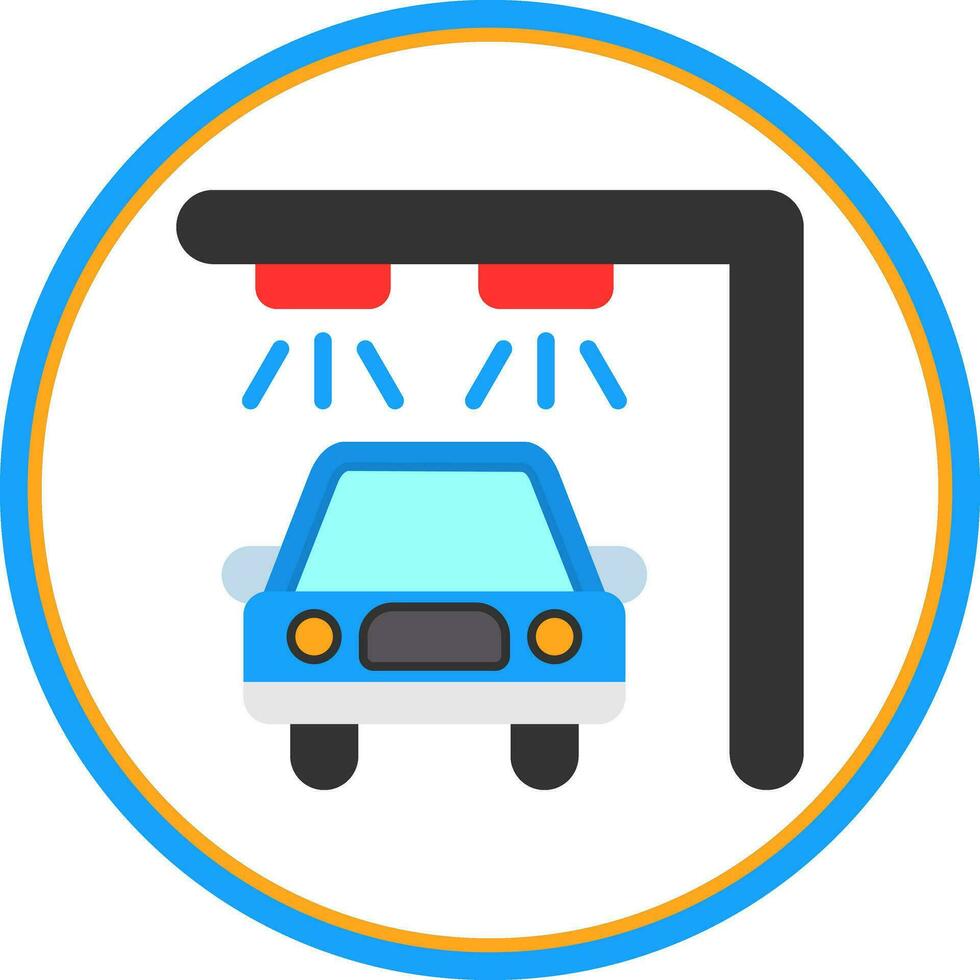 Car Wash Vector Icon Design