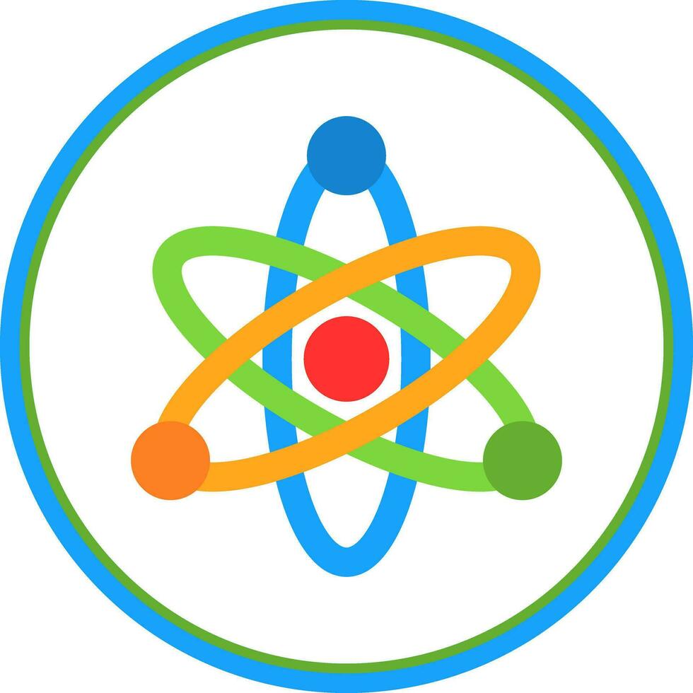 Atom Vector Icon Design