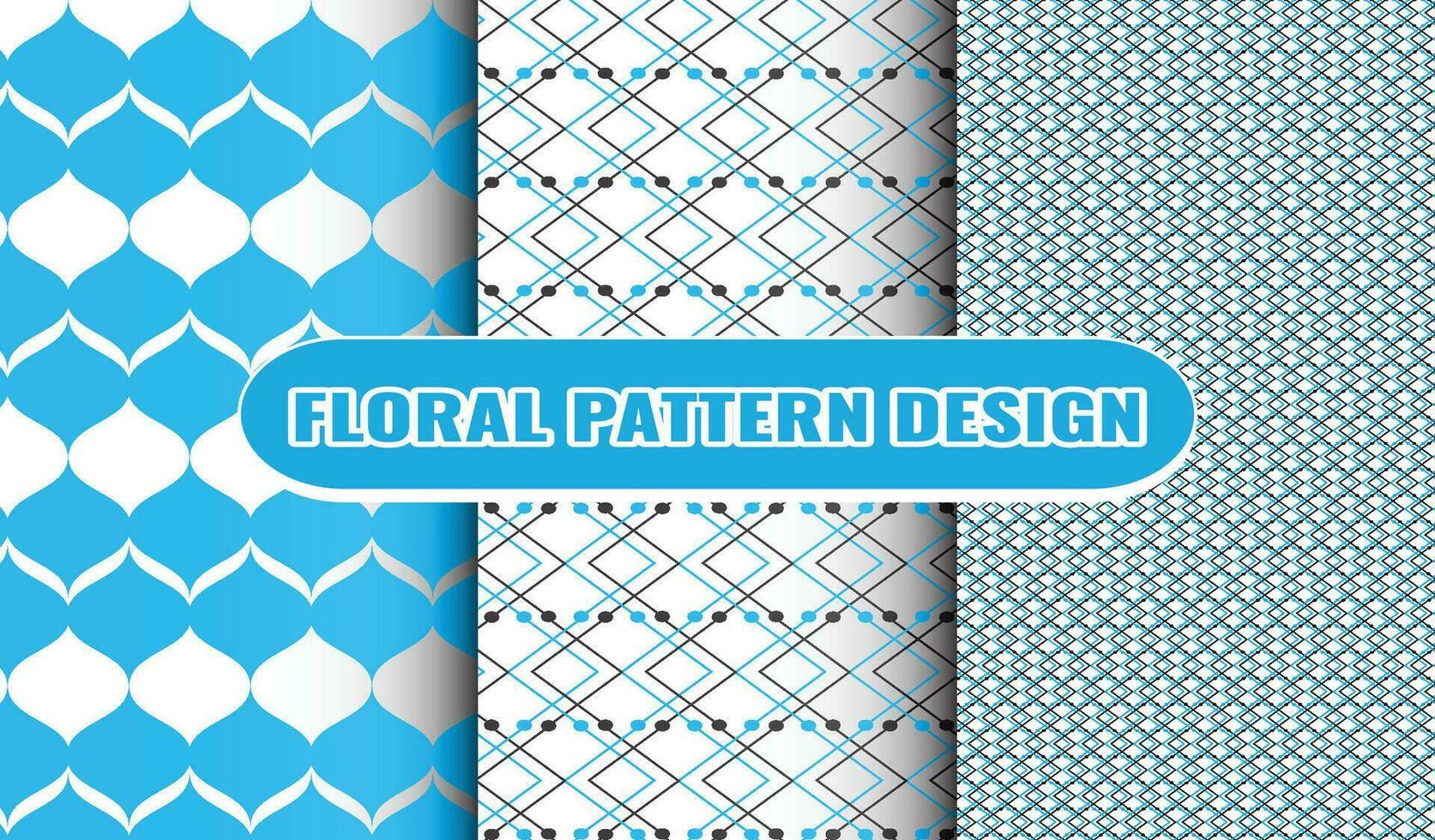 Floral Pattern Design Template vector