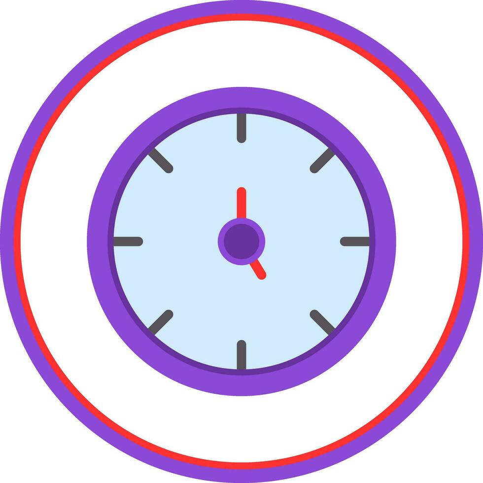 Clock Time Vector Icon Design