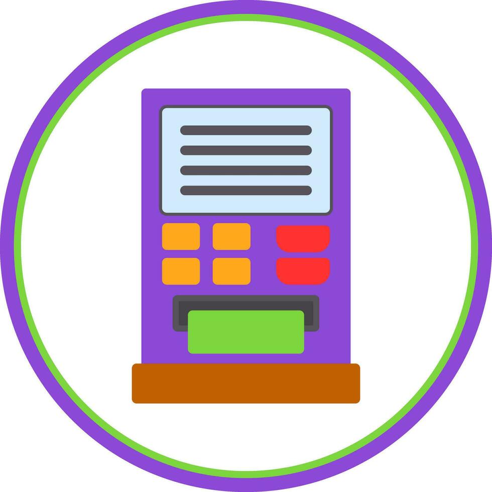 Cash Withdrawal Vector Icon Design