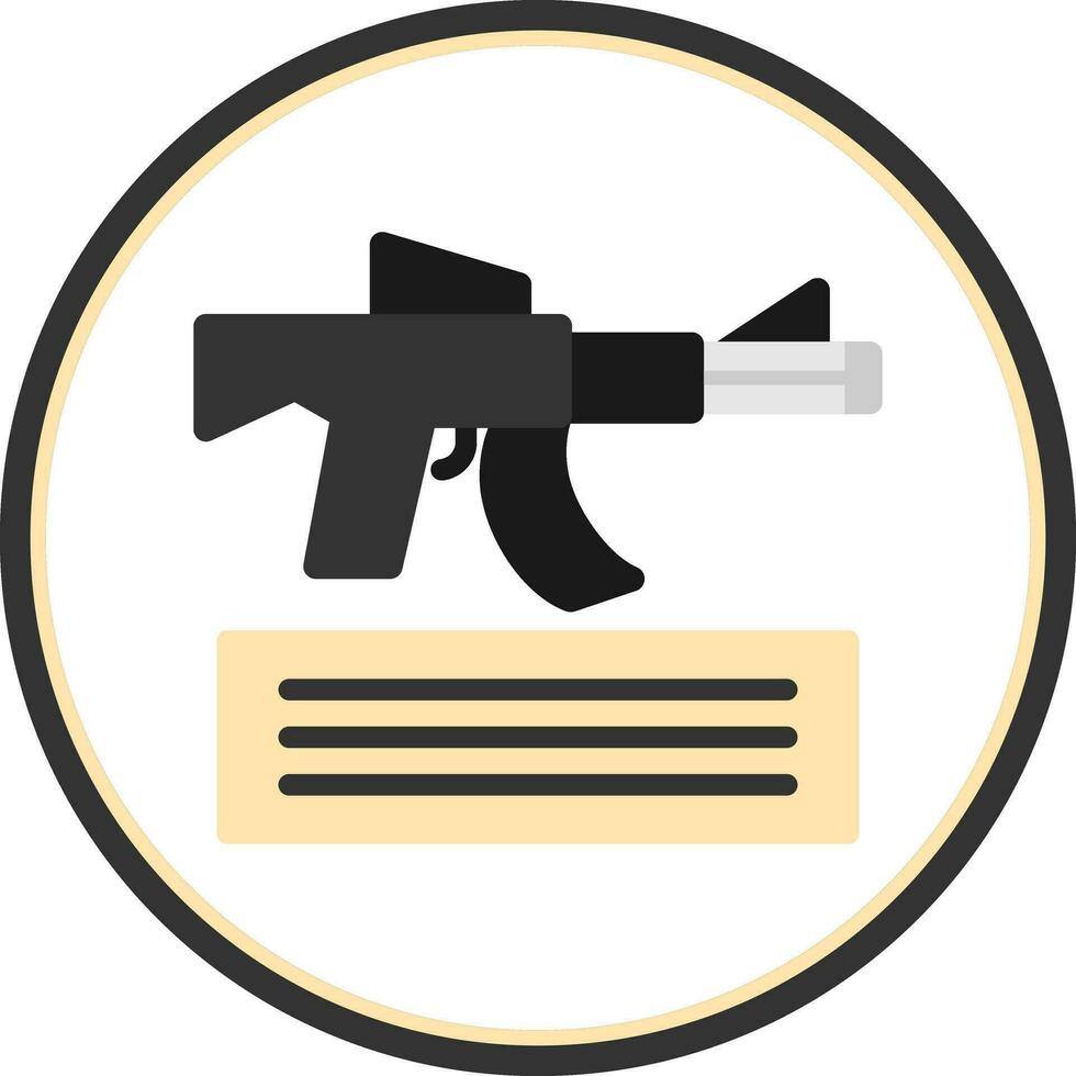 Knocked Out Vector Icon Design