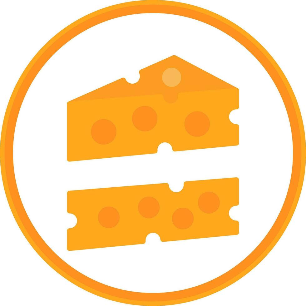 Cheese Vector Icon Design
