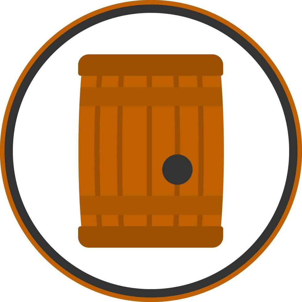 diseño de icono de vector de barril