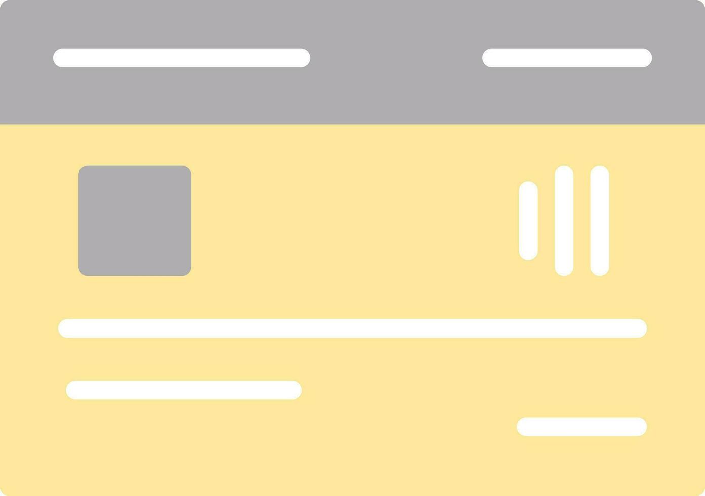 Credit Card Vector Icon Design