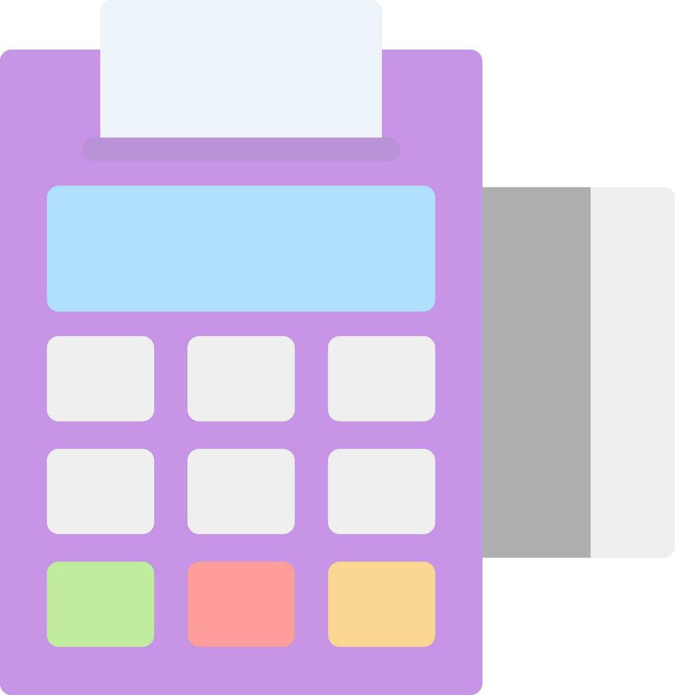 Pos Terminal Vector Icon Design