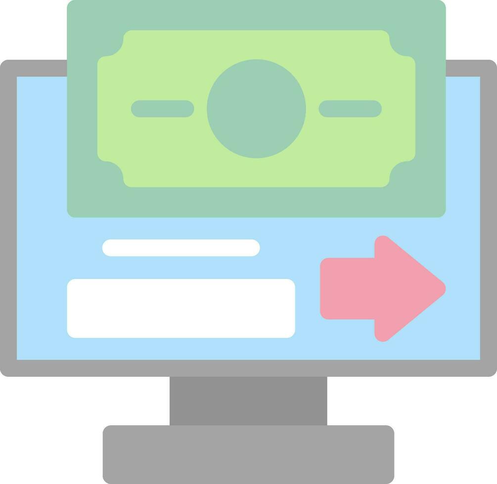 Online Payment Vector Icon Design
