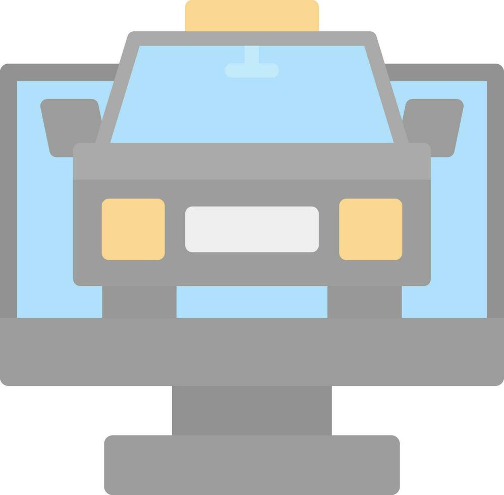 Taxi Vector Icon Design