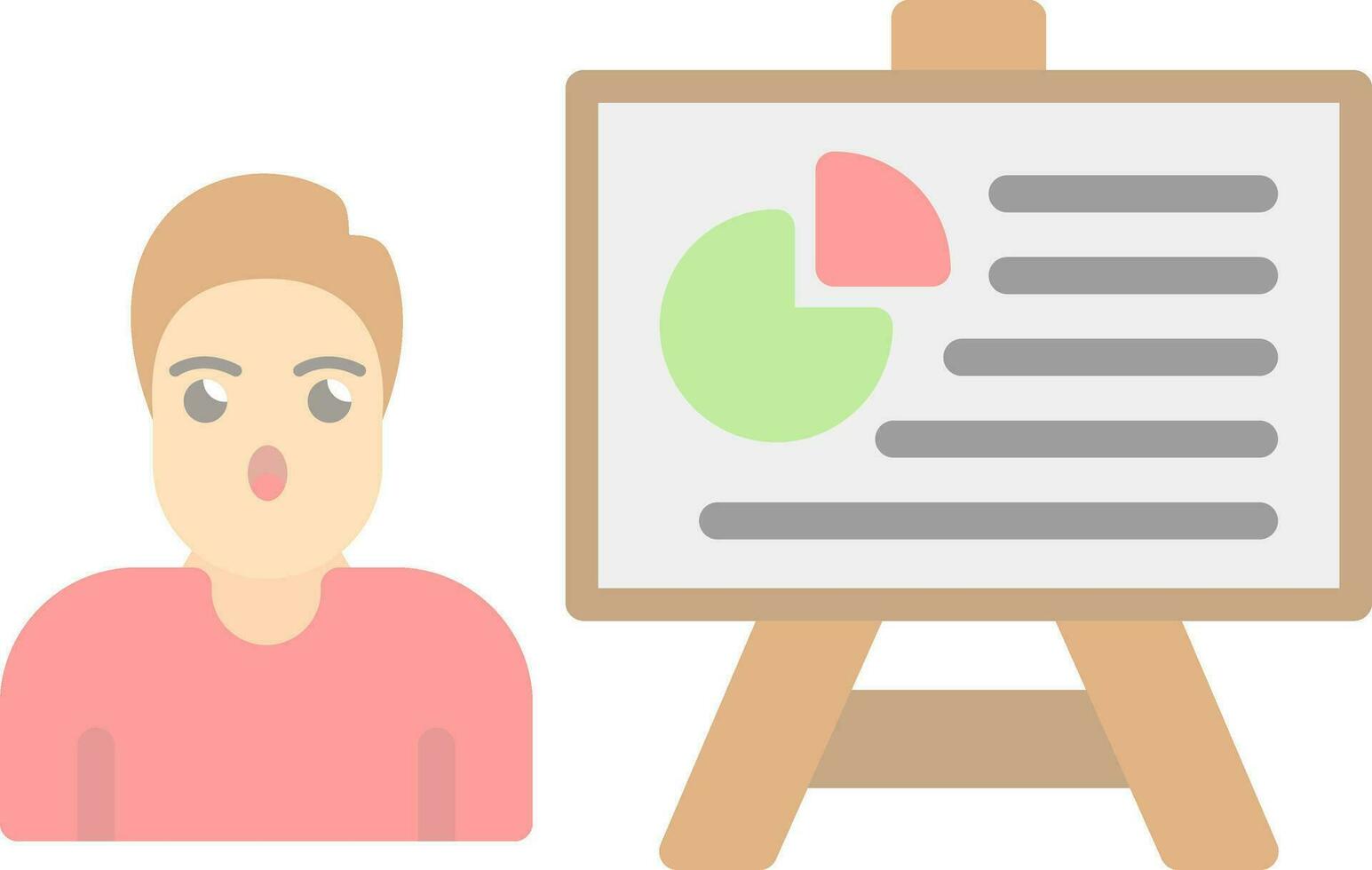 Presentation Vector Icon Design