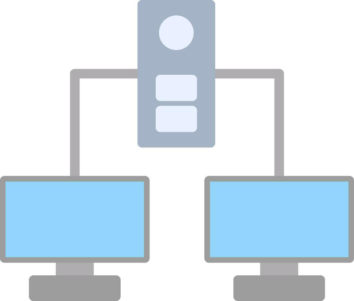 Computer Networks Vector Icon Design