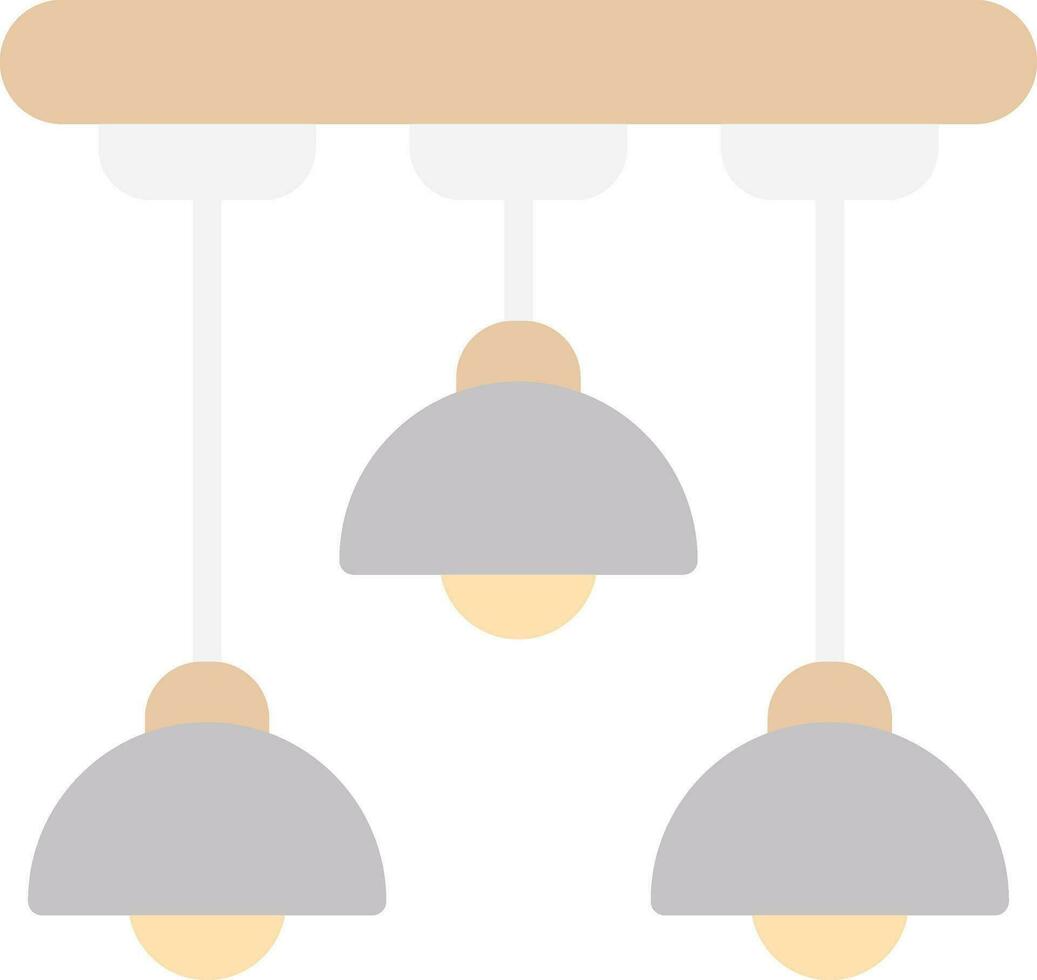 Ceiling Light Vector Icon Design