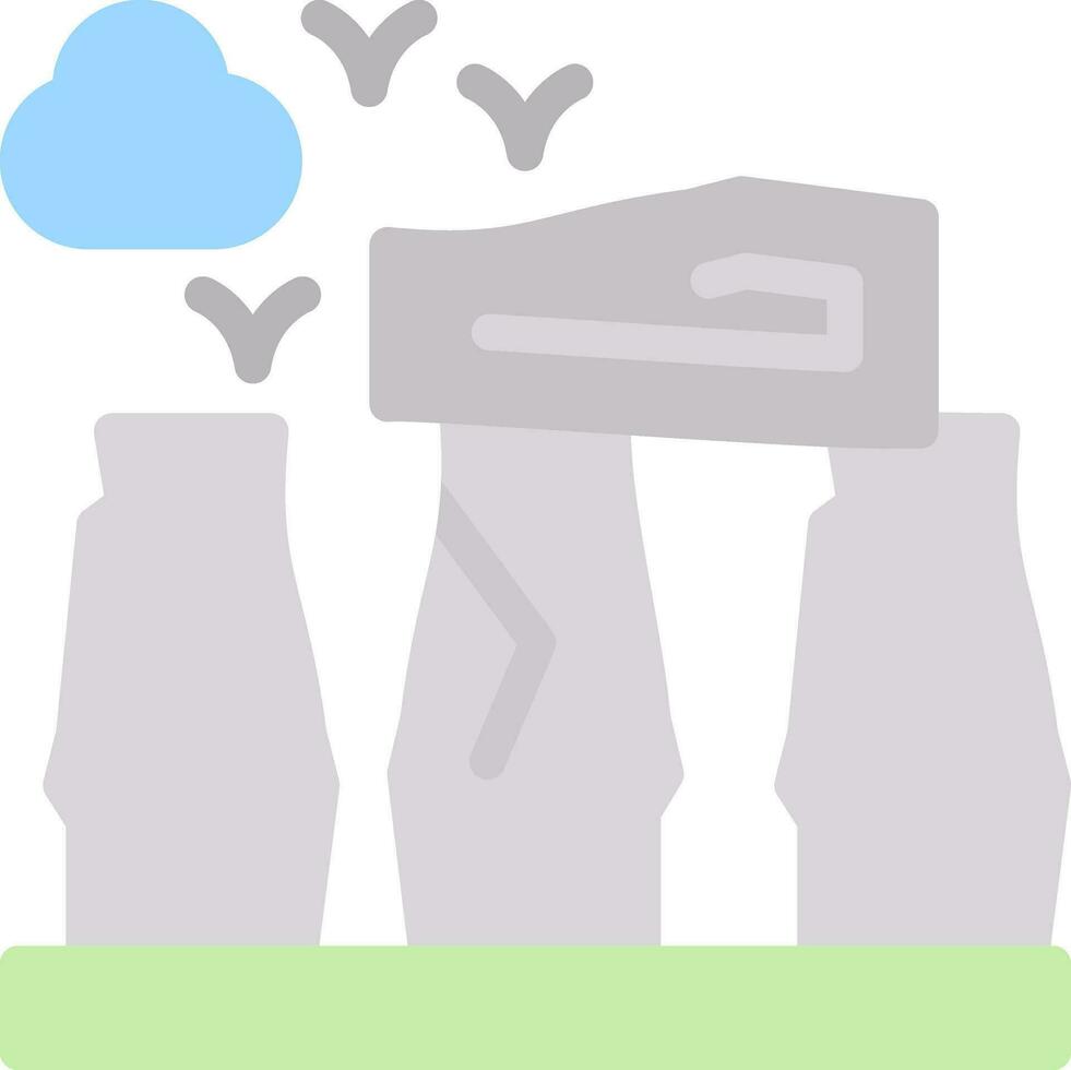 diseño de icono de vector de stonehenge