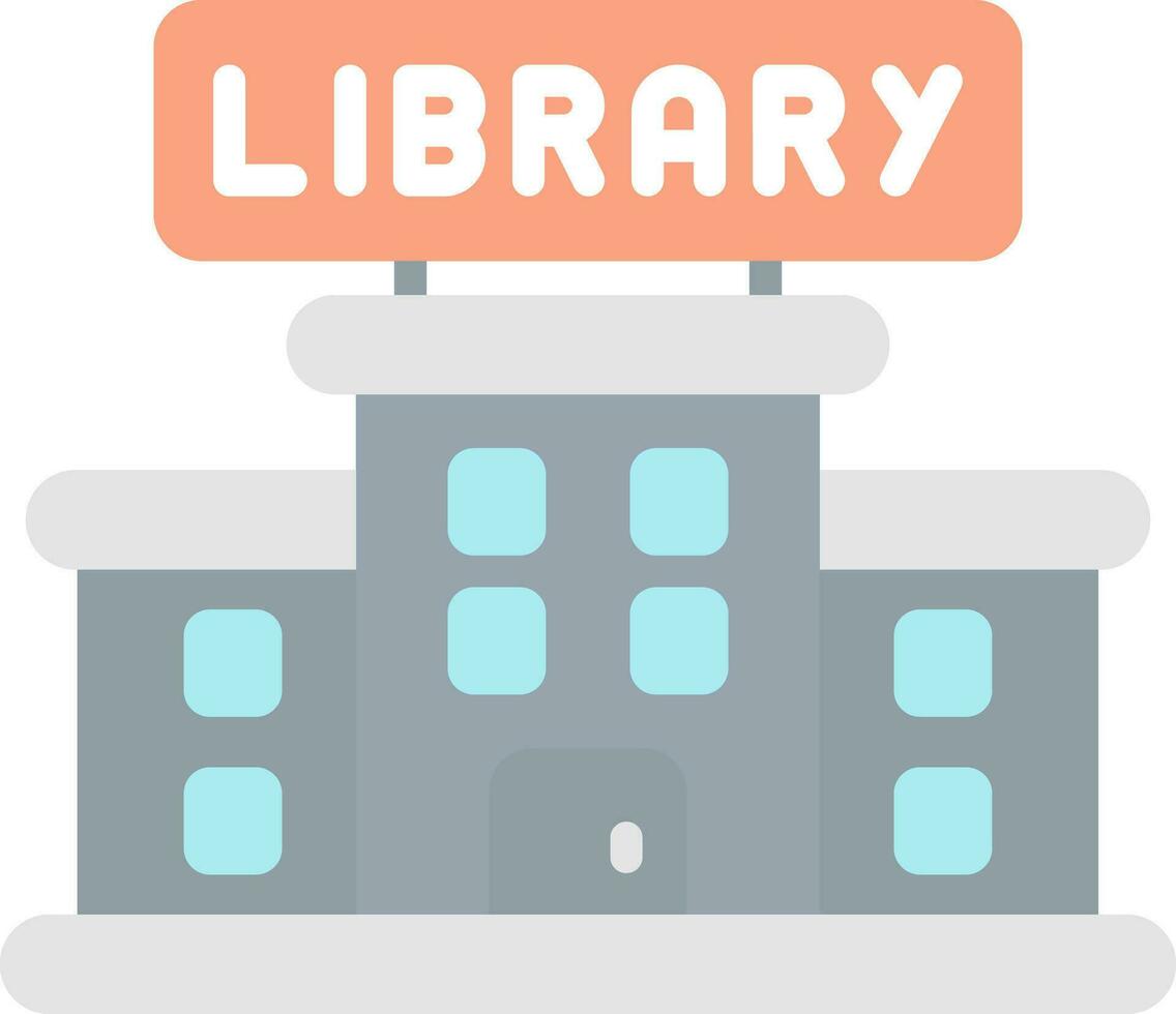 Library Vector Icon Design