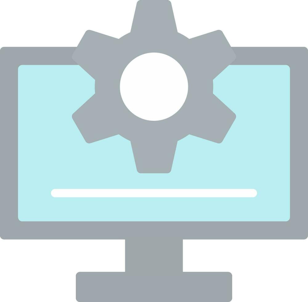 Monitor Vector Icon Design