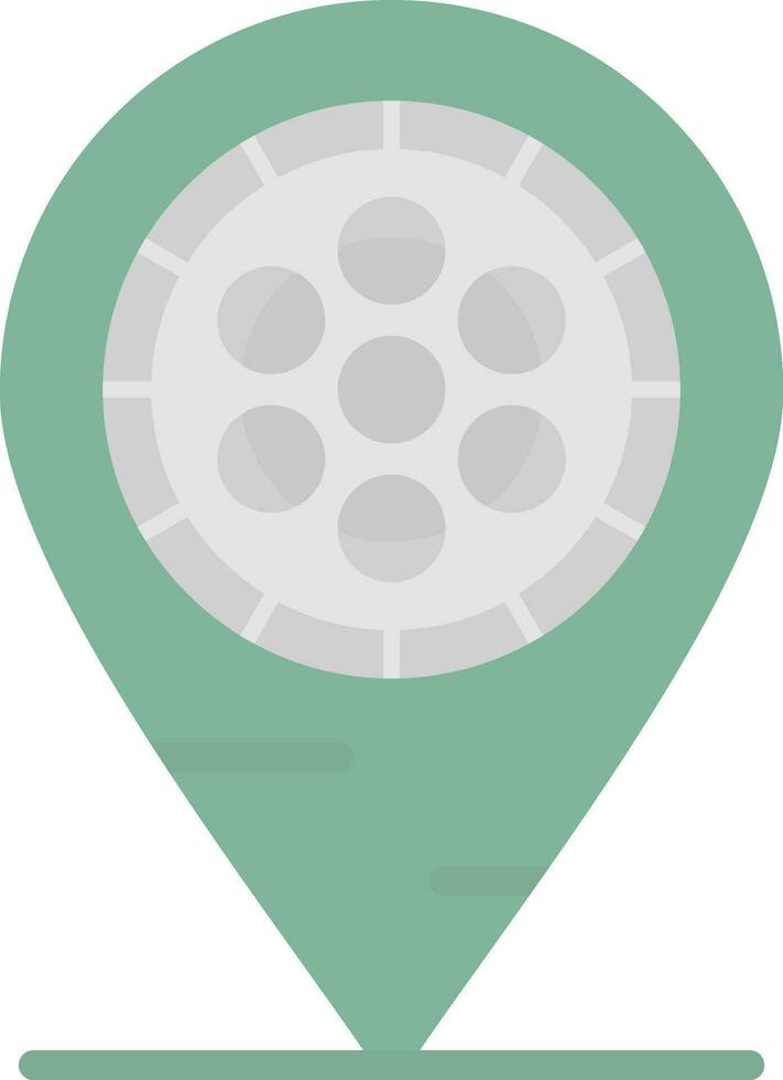 Cinema Location Vector Icon Design
