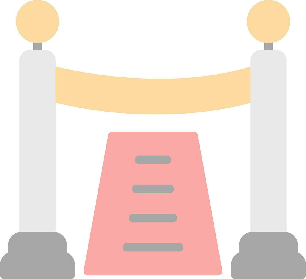 Red Carpet Vector Icon Design