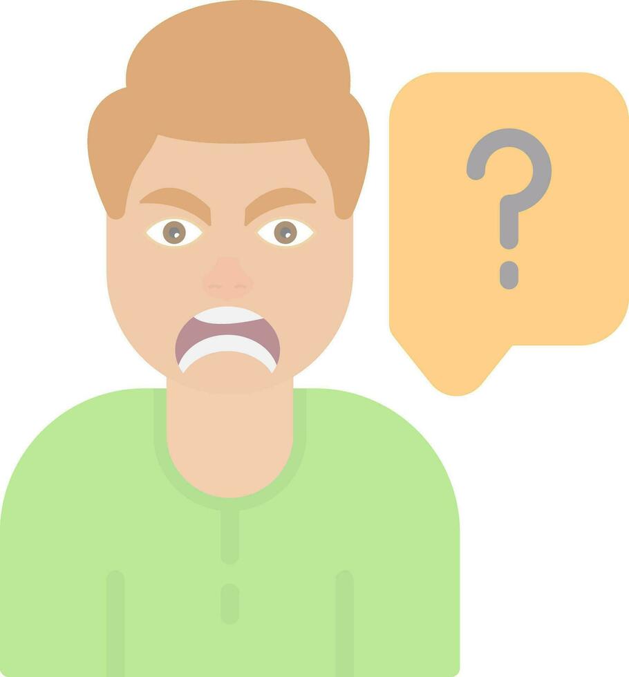 Doubt Vector Icon Design