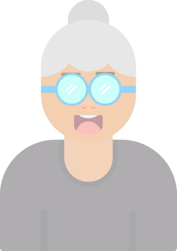 Grandmother Vector Icon Design