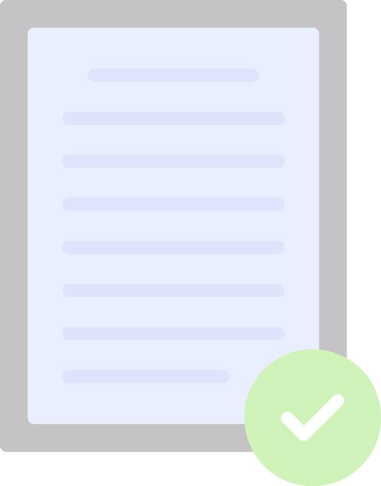 Checked Vector Icon Design