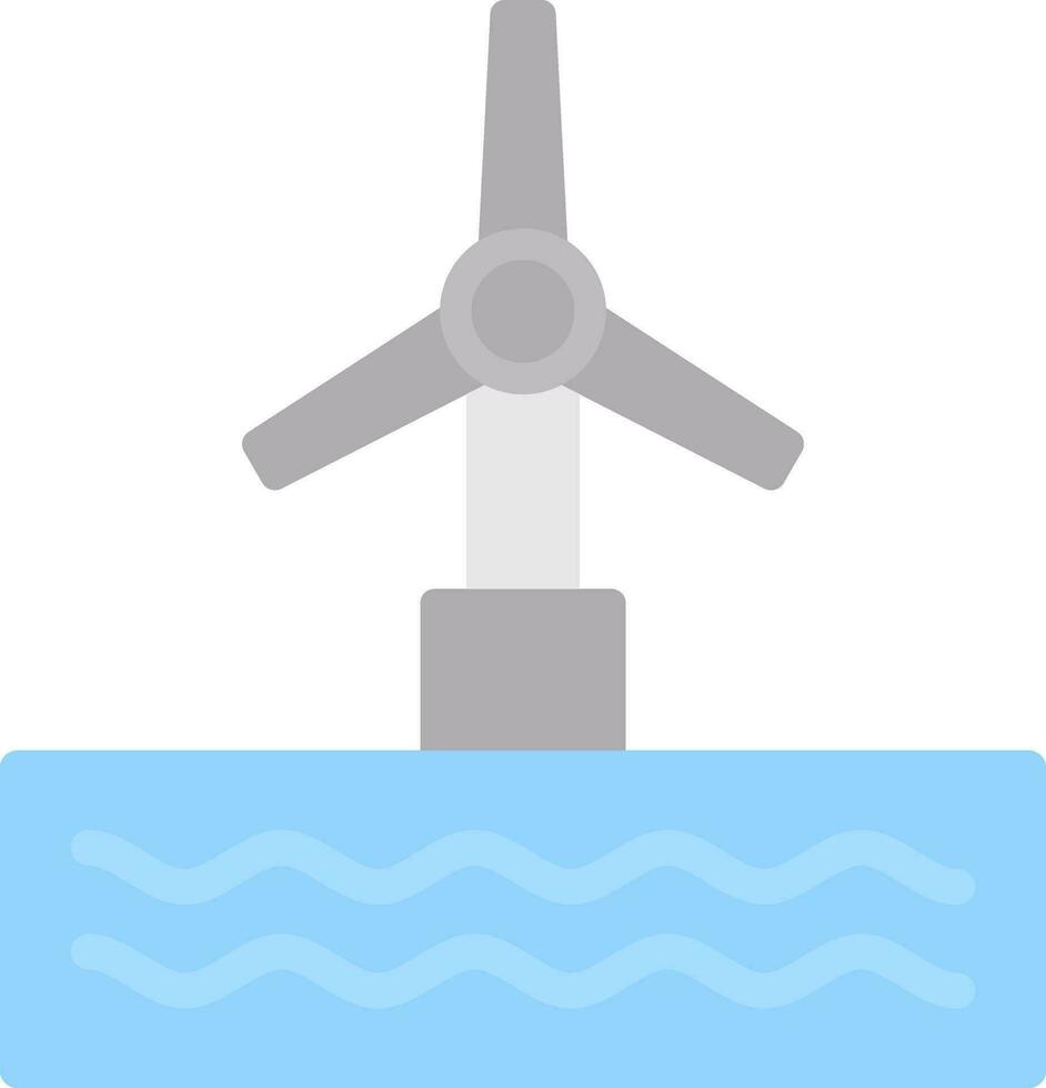 diseño de icono de vector de turbina