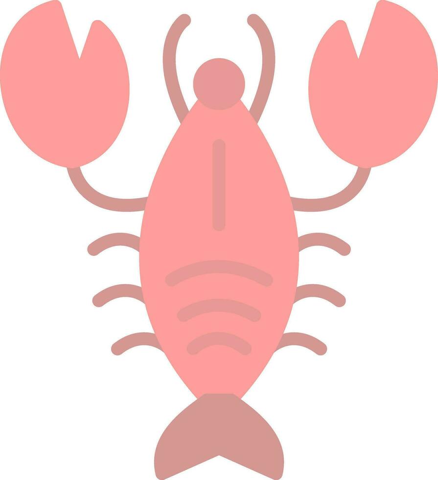 Lobster Vector Icon Design