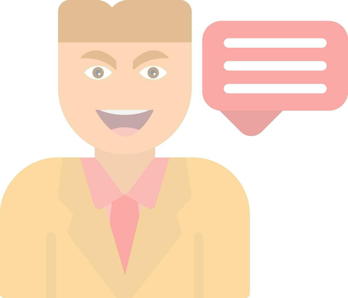 Discussion Vector Icon Design