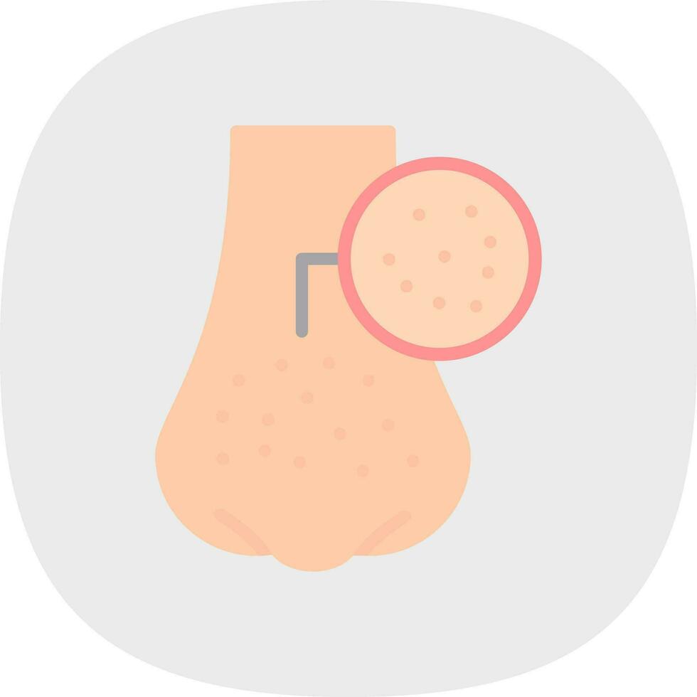 Blackhead Vector Icon Design