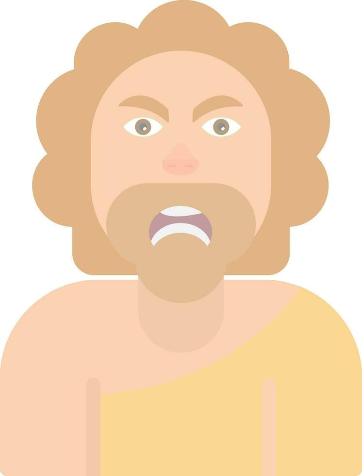 Caveman Vector Icon Design