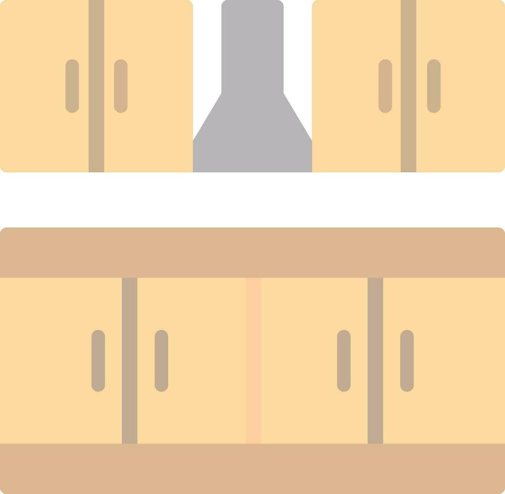 Kitchen Furniture Vector Icon Design
