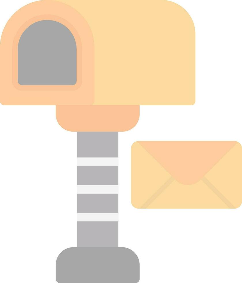 Postbox Vector Icon Design