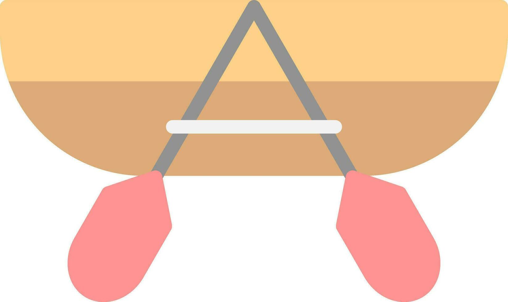 Canoeing Vector Icon Design