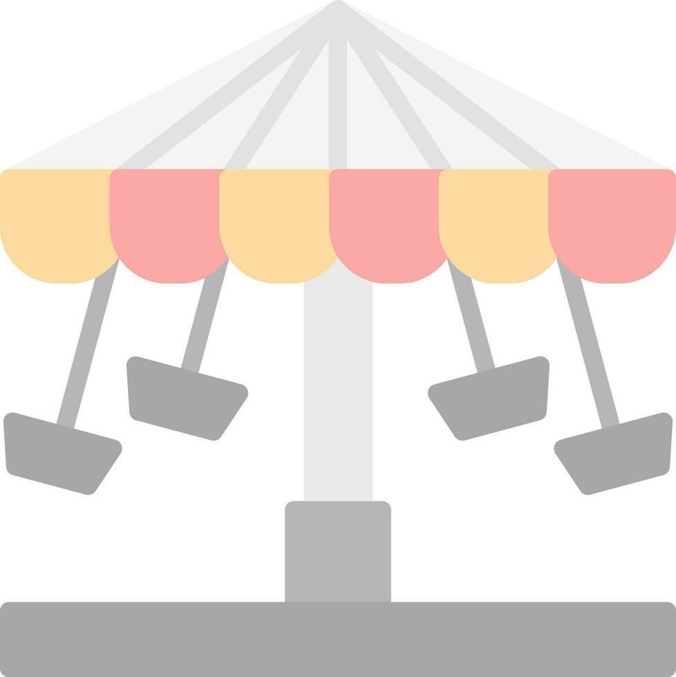 Chair Swing Ride Vector Icon Design