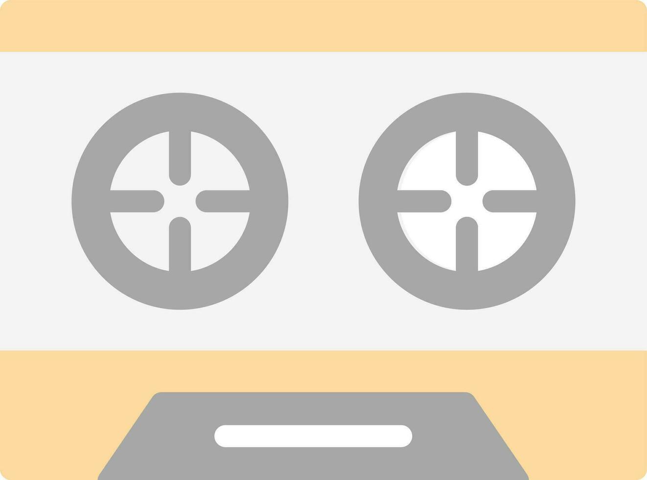 Cassette Vector Icon Design
